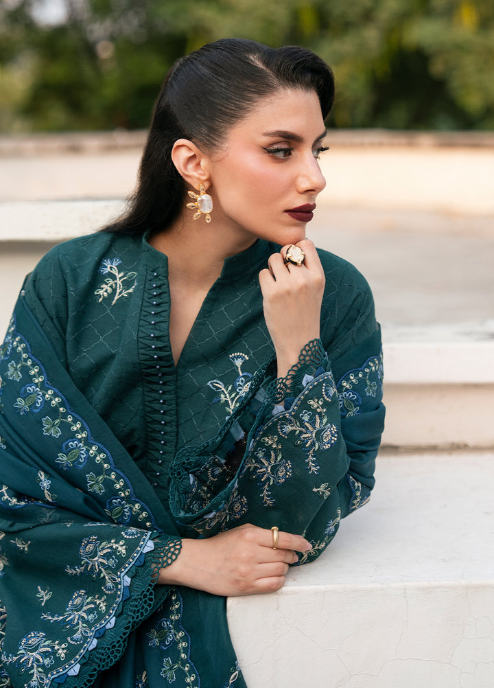 Khizaan by Sahane Unstitched Embroidered Cross Hatch 3 Piece Suit Esme Winter Collection