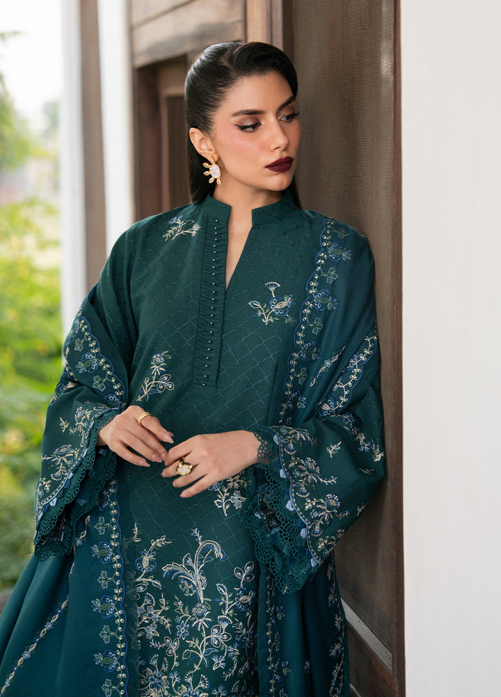 Khizaan by Sahane Unstitched Embroidered Cross Hatch 3 Piece Suit Esme Winter Collection