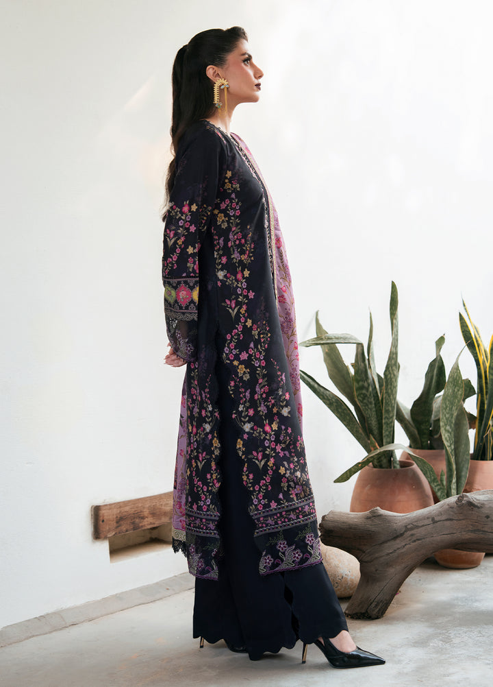 Khizaan by Sahane Unstitched Printed Cotton Viscose 3 Piece Suit Melody Winter Collection
