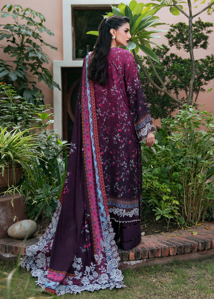 Khizaan by Sahane Unstitched Printed Cotton Viscose 3 Piece Suit Beatrix Winter Collection