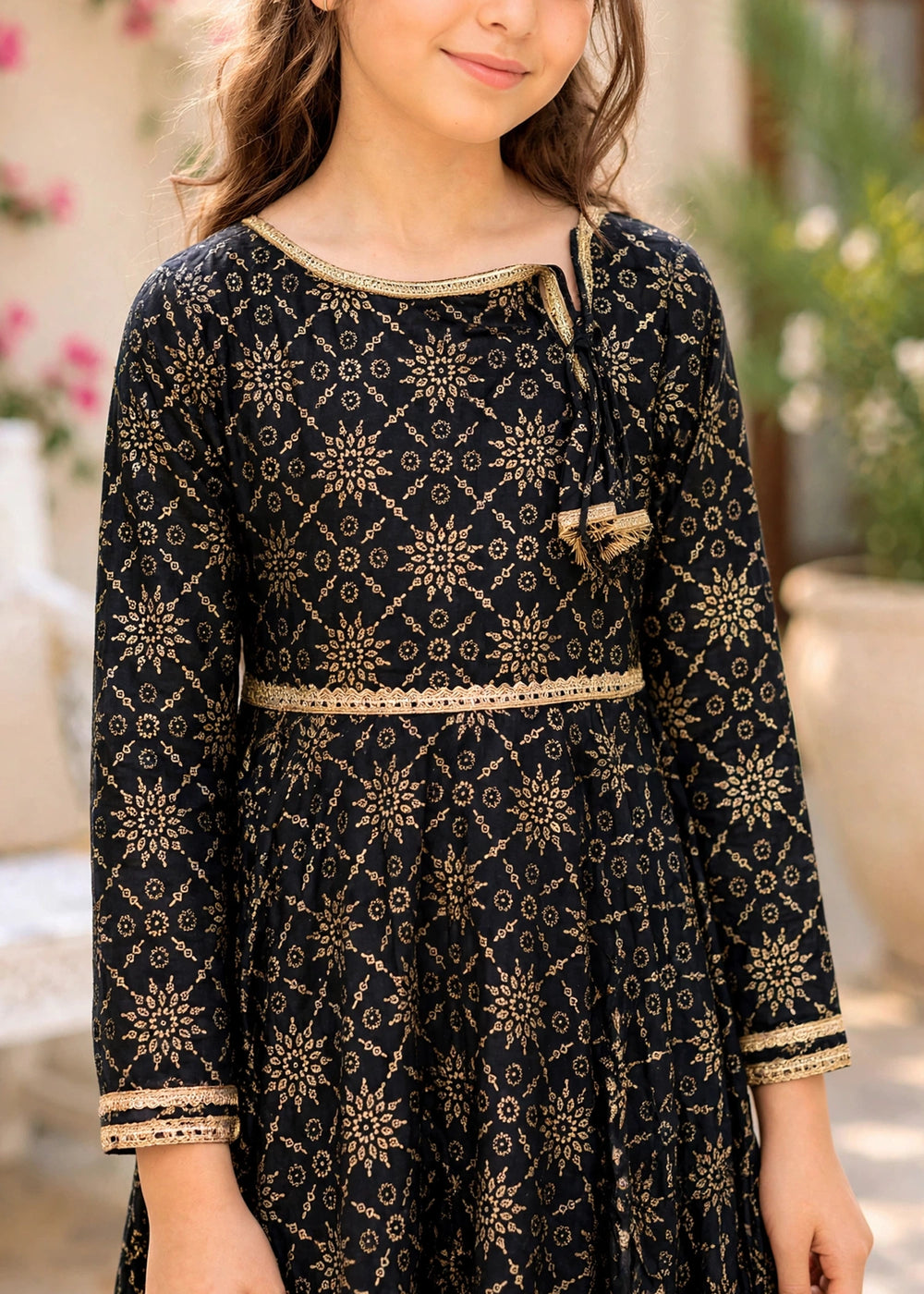 Modest Pret Embroidered cotton 3 Piece Suit Noor e Siyah