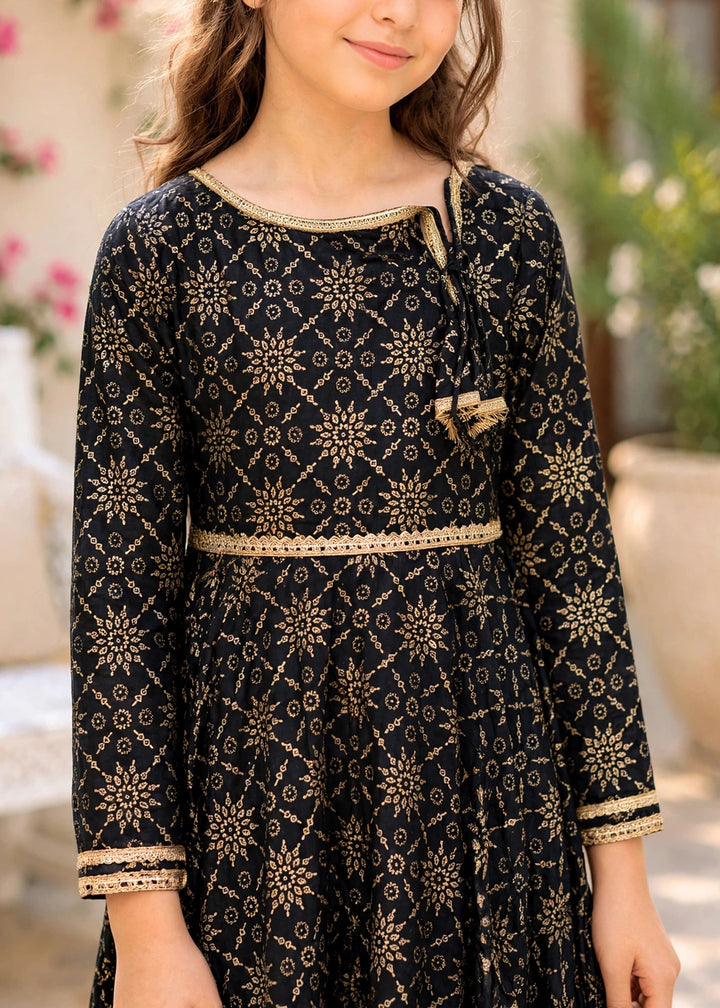 Modest Pret Embroidered cotton 3 Piece Suit Noor e Siyah