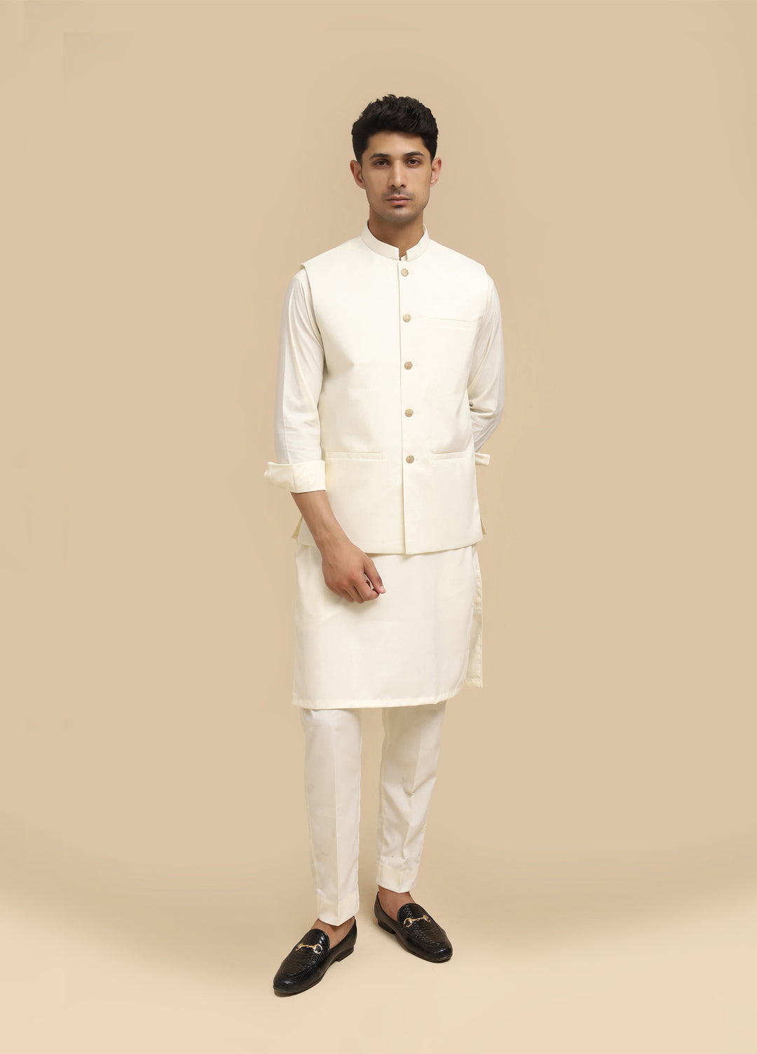 Mazham Pret Plain Blended Waistcoat BSBW-SCB-M