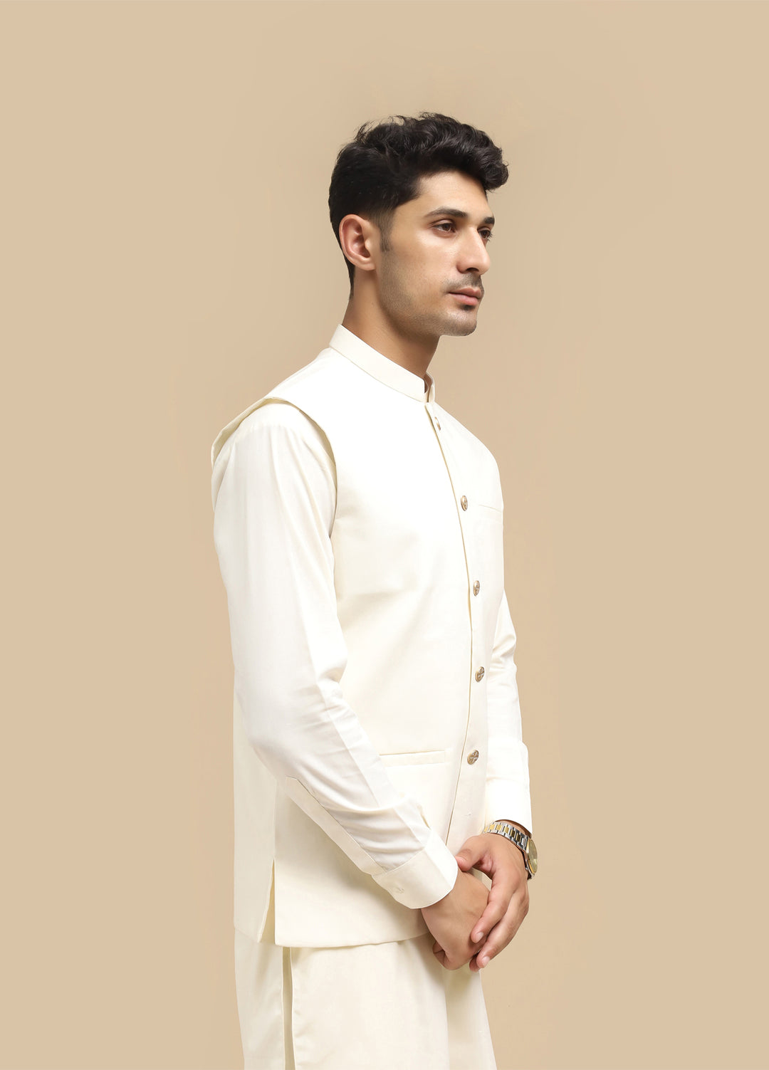 Mazham Pret Plain Blended Waistcoat BSBW-SCB-M