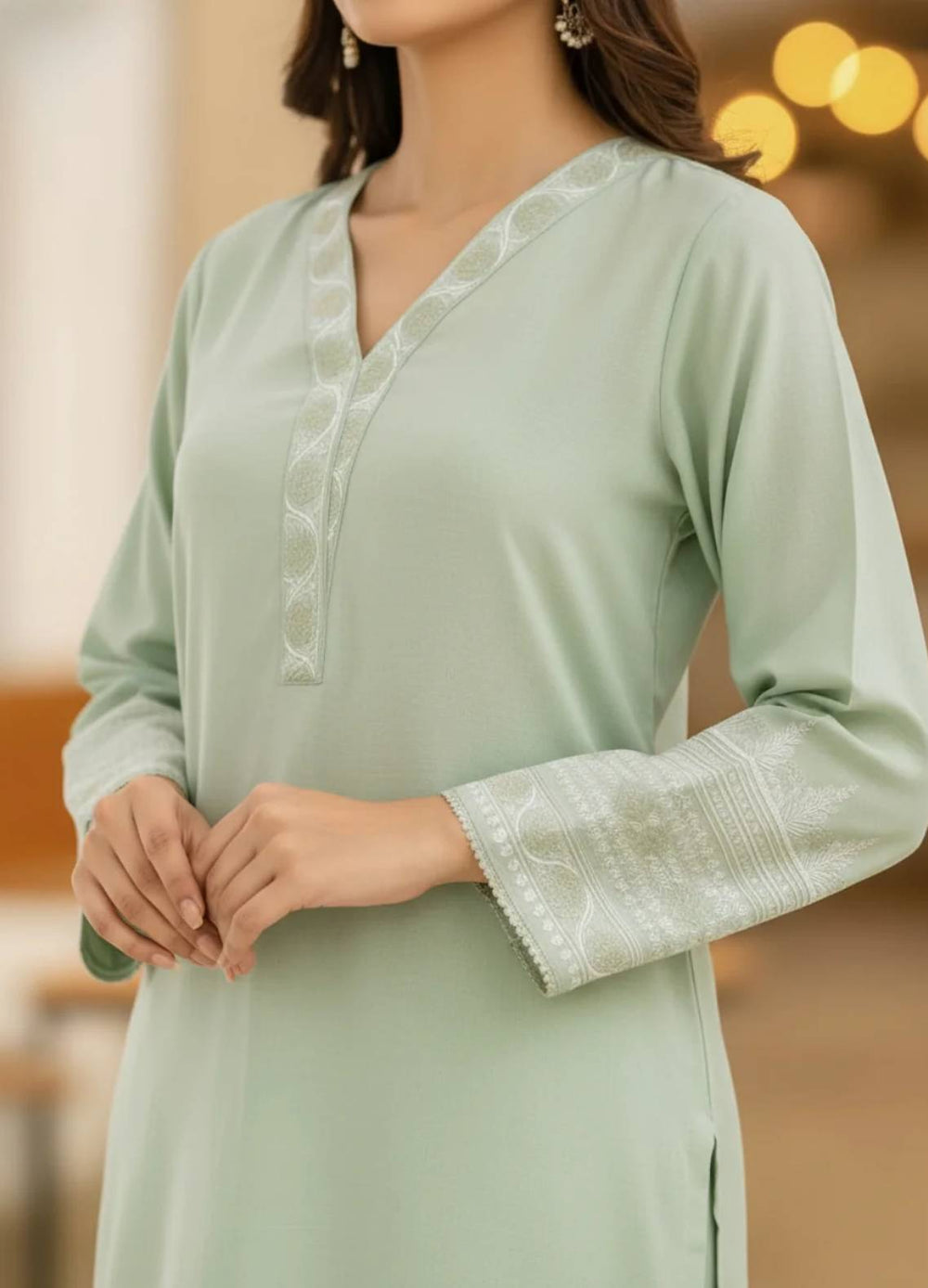 Ayla Studio Pret Embroidered Wash N Wear 2 Piece Suit Hareem