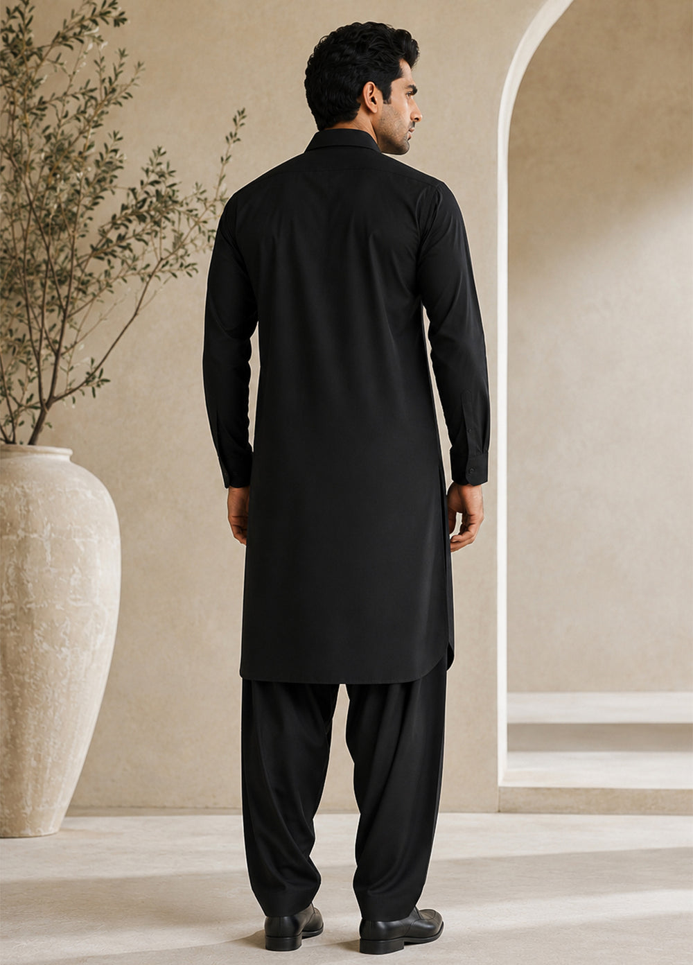 Mazham Pret Plain Wash and Wear Kurta-Shalwar BFCSK-S