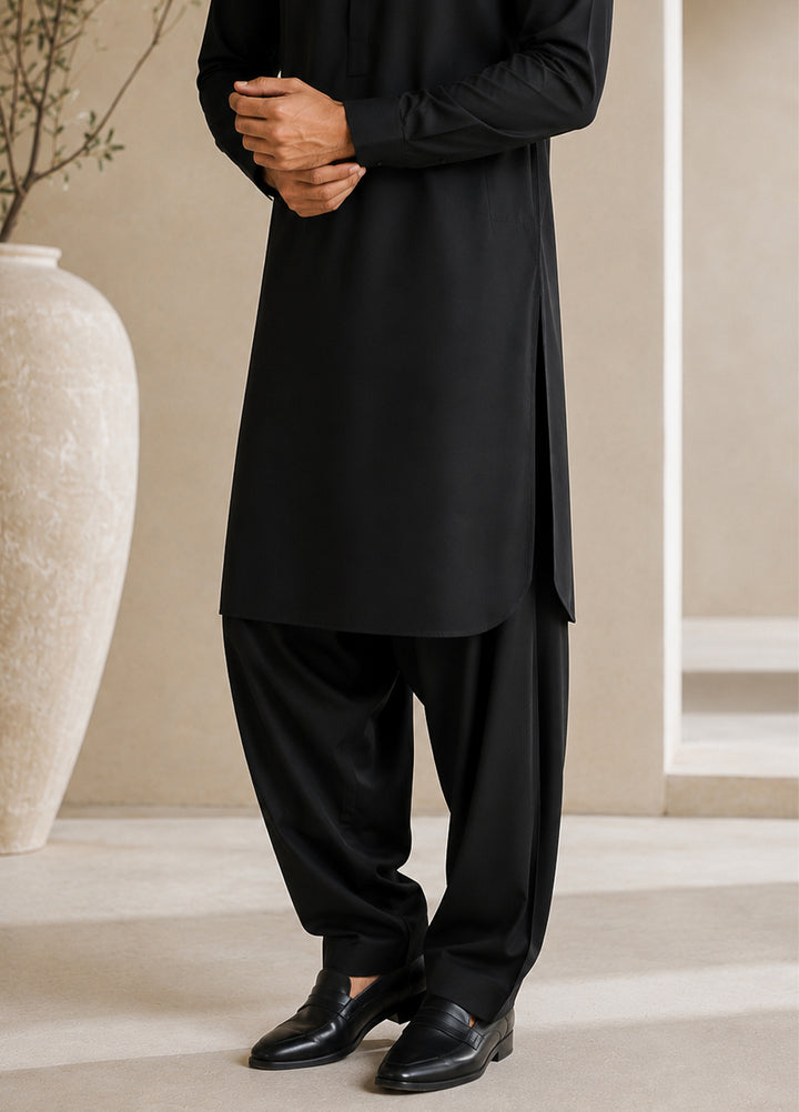 Mazham Pret Plain Wash and Wear Kurta-Shalwar BFCSK-S