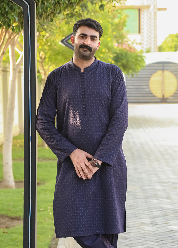 Mazham Pret Embroidered Cotton Kurta Pajama NBSKEFA