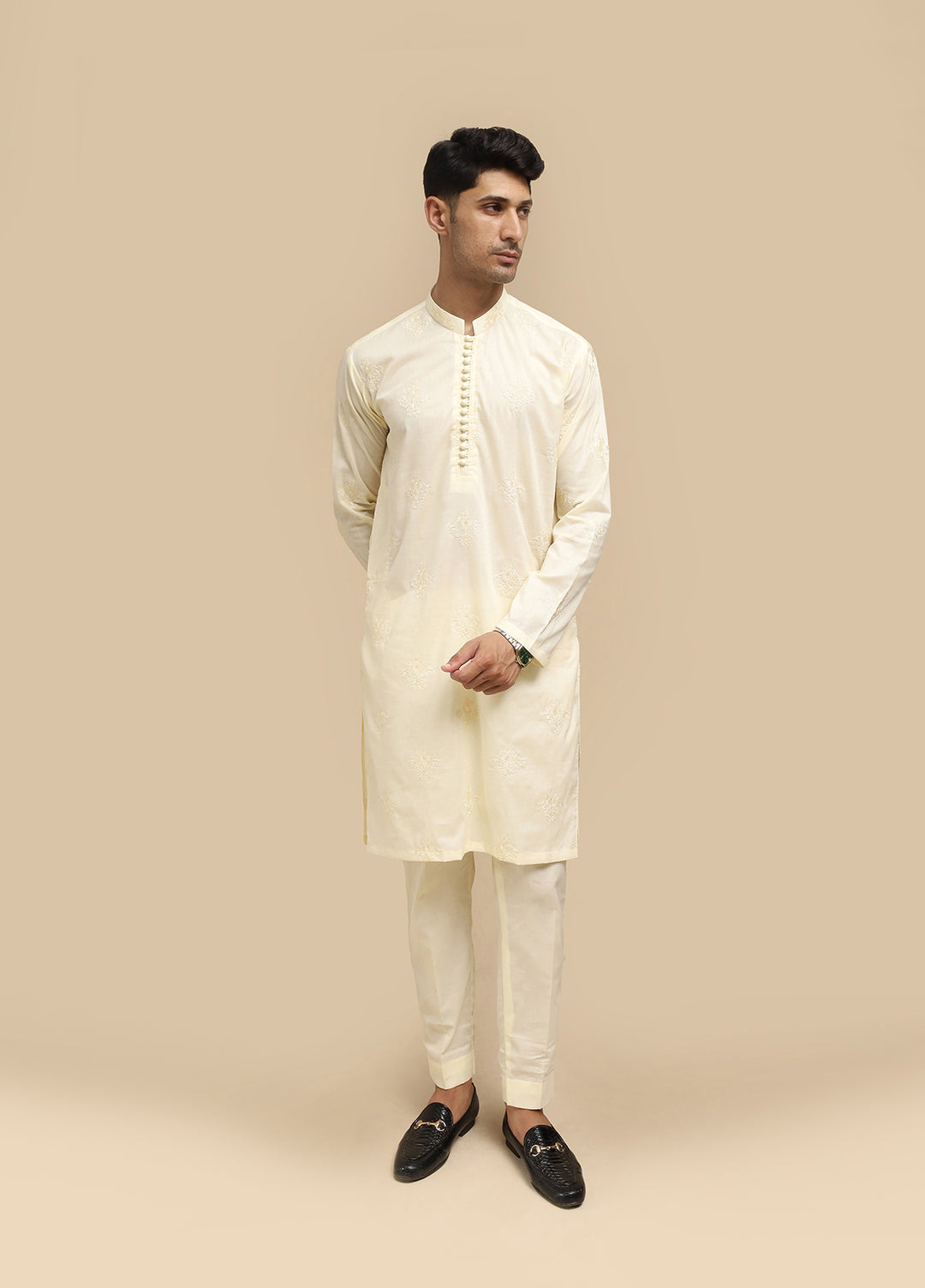 Mazham Pret Embroidered Cotton Kurta Pajama BCEKT-MED4444