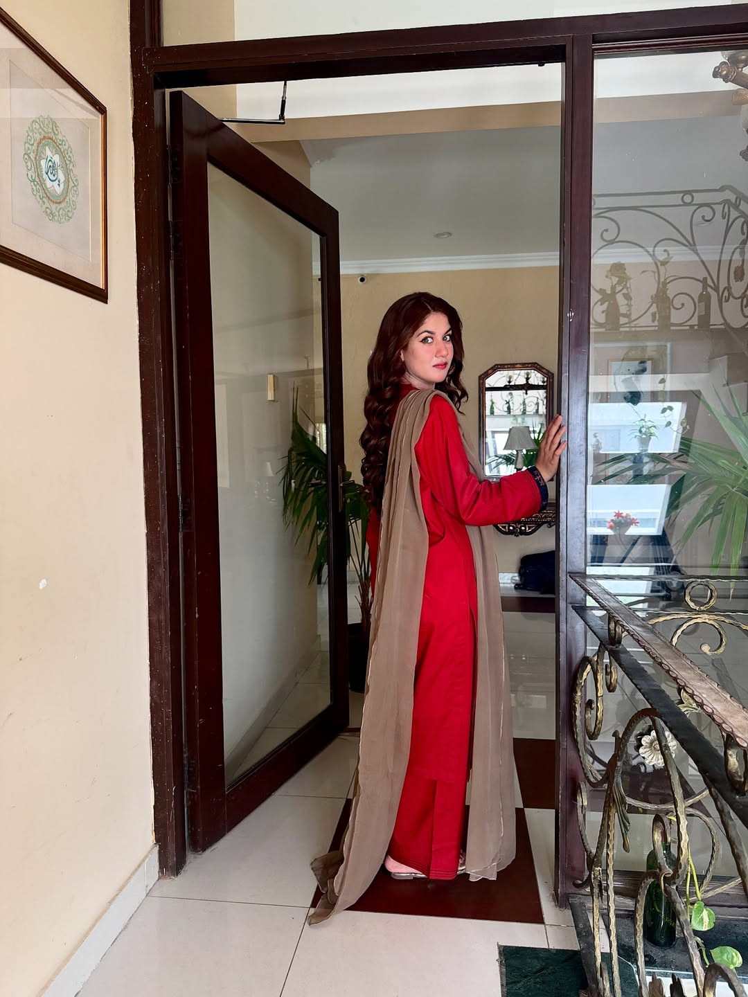 Pret Bee Pret Embroidered Cotton 2 Piece Rust