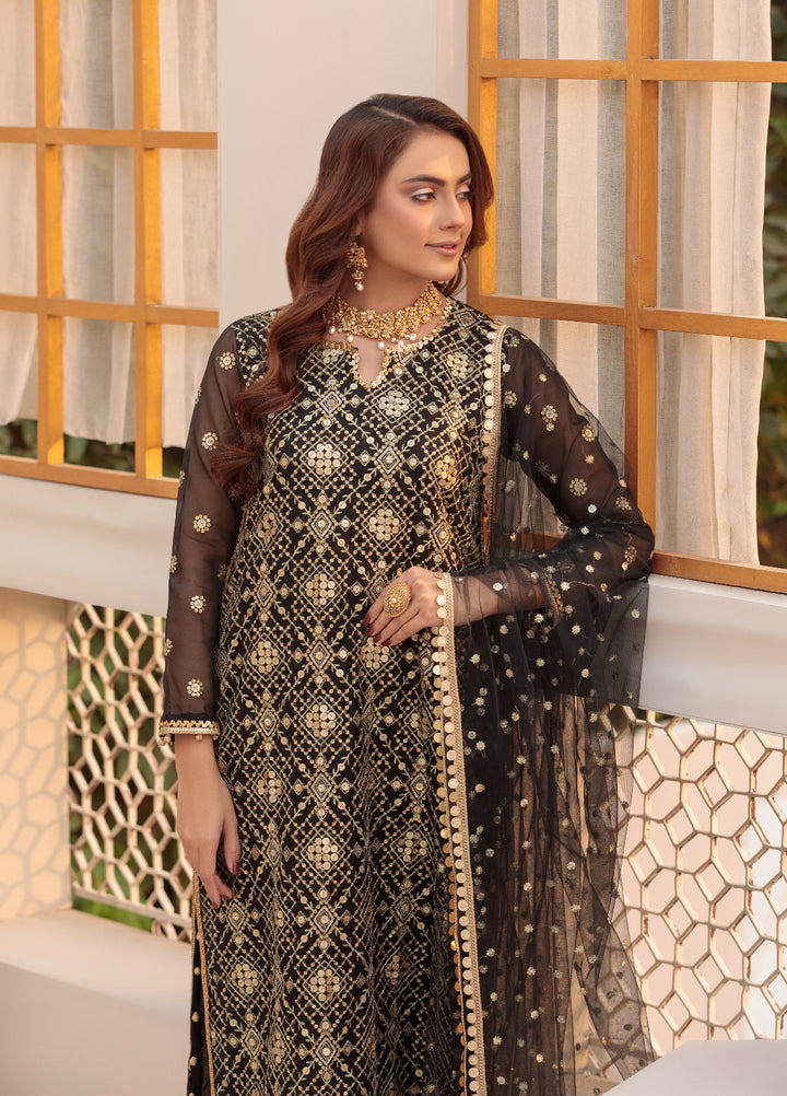 Haniya Mahnoor Pret Embroidered Organza 3 Piece Maheen