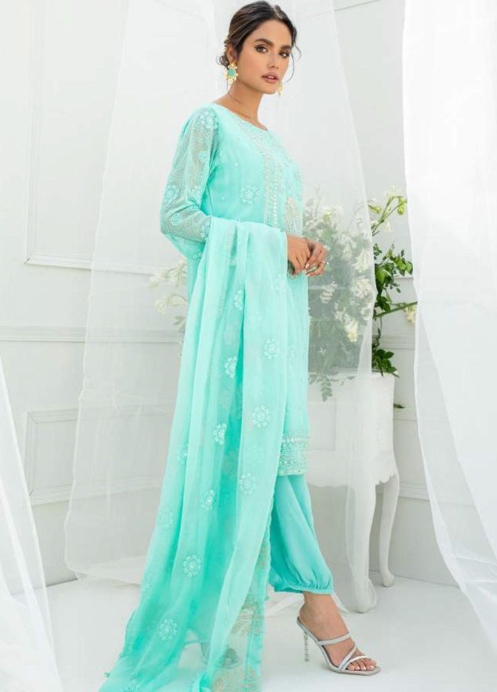 Pulchi by Qasimi Embroidered Chiffon Suits Unstitched 3 Piece QM21PL UNPL-03 - Formals Collection