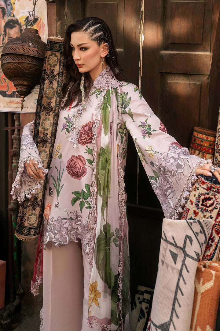 M Prints by Maria B Unstitched Printed Cambric 3 Piece Suit MB26UPC 9A - Casual Collection
