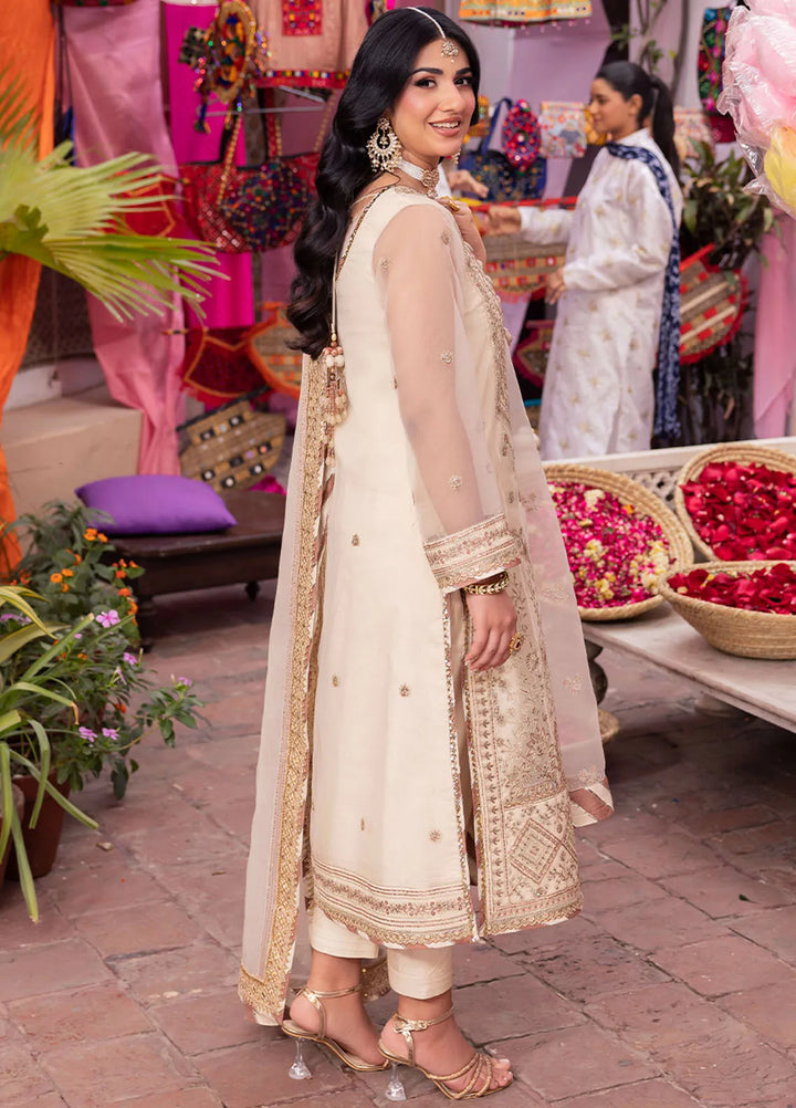 Pyaar Diyan Gallan By Asim Jofa Embroidered Organza Suit Unstitched 3 Piece AJEM-11 - Festive Collection