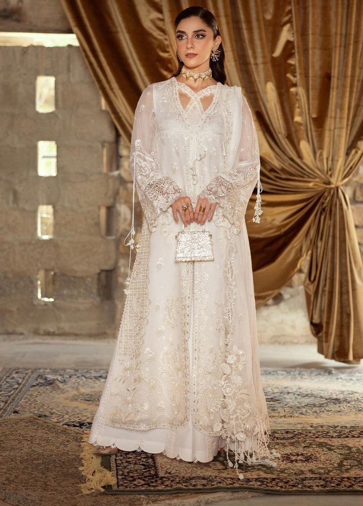 Qalamkar Embroidered Chiffon Suits Unstitched 3 Piece QLM25QC WC-03 Roise - Formals Collection