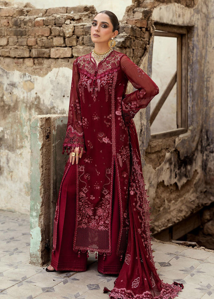 Qalamkar Embroidered Chiffon Suits Unstitched 3 Piece QLM25QC WC-06 Jayne - Formals Collection