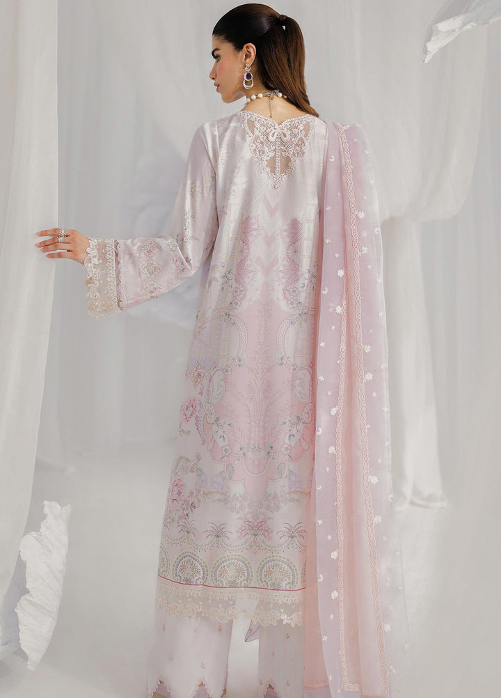 Qalamkar Embroidered Silk Suits Unstitched 3 Piece QLM25LS D-04 Marlene - Festive Collection
