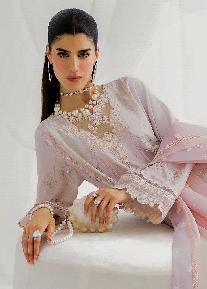 Qalamkar Embroidered Silk Suits Unstitched 3 Piece QLM25LS D-04 Marlene - Festive Collection