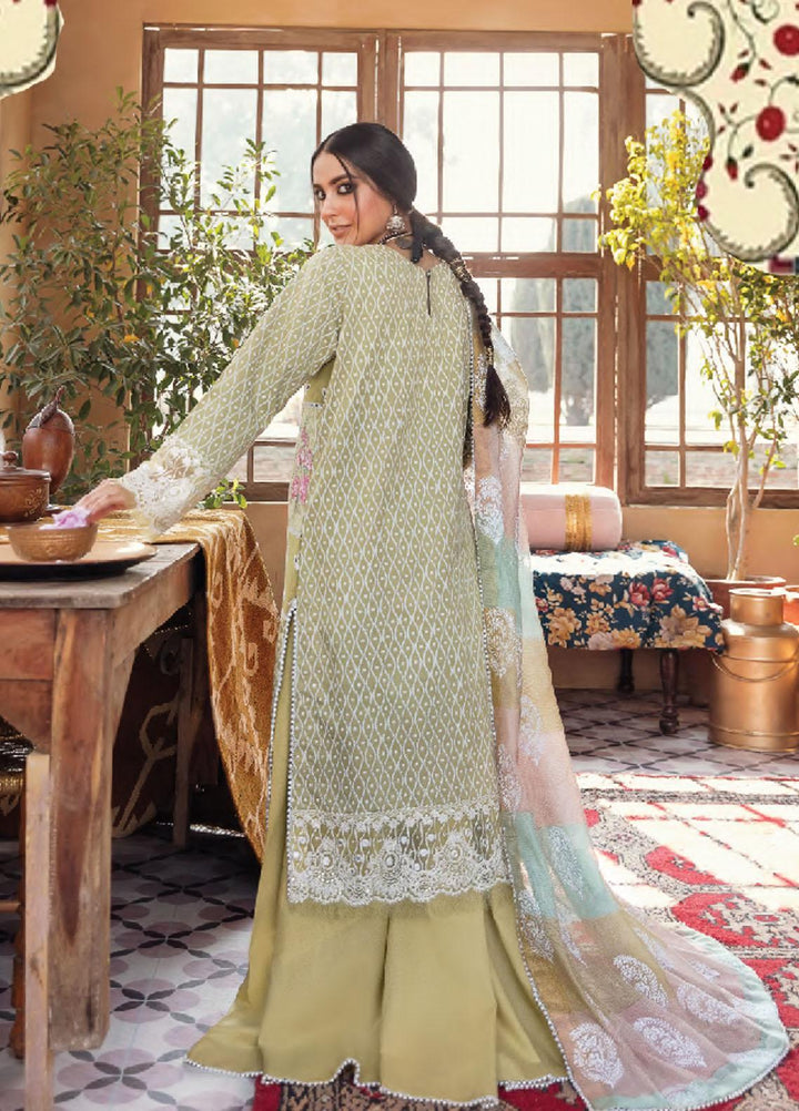 Dilara By Qalamkar Embroidered Lawn Suits Unstitched 3 Piece QLM21L 04 - Luxury Collection