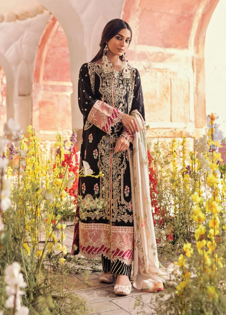 Dilara By Qalamkar Embroidered Lawn Suits Unstitched 3 Piece QLM21L 11 - Luxury Collection