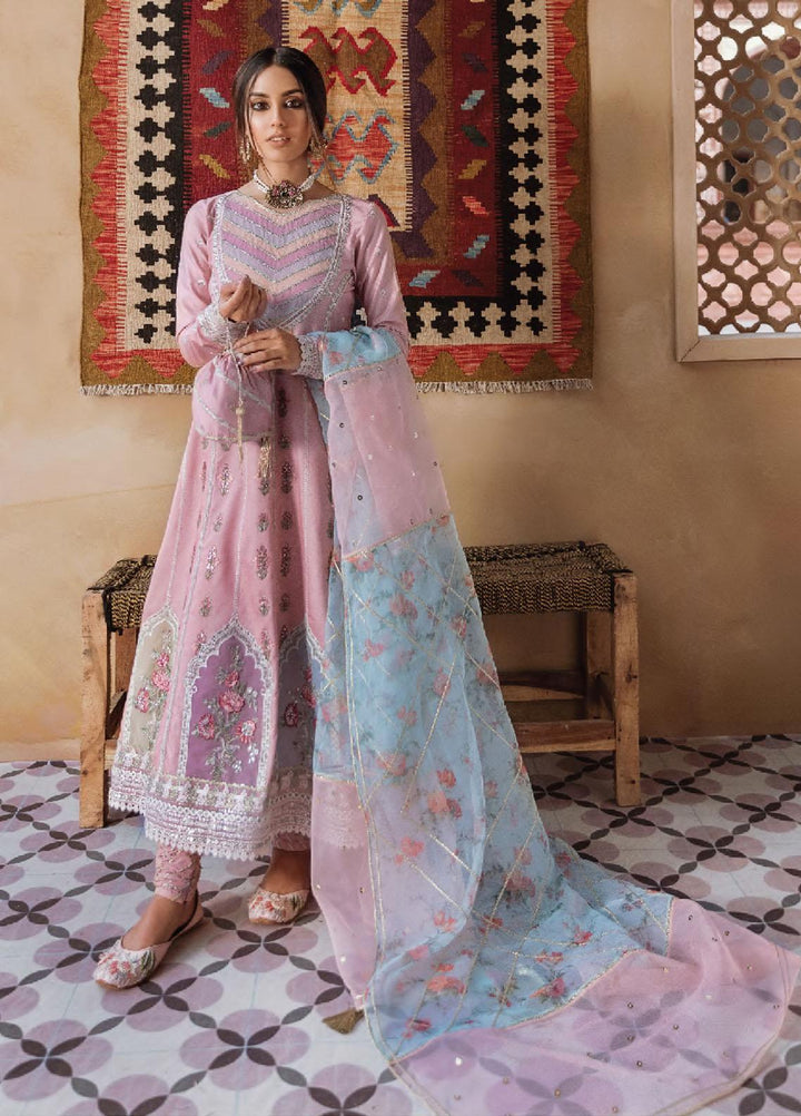 Dilara By Qalamkar Embroidered Lawn Suits Unstitched 3 Piece QLM21L 14 - Luxury Collection