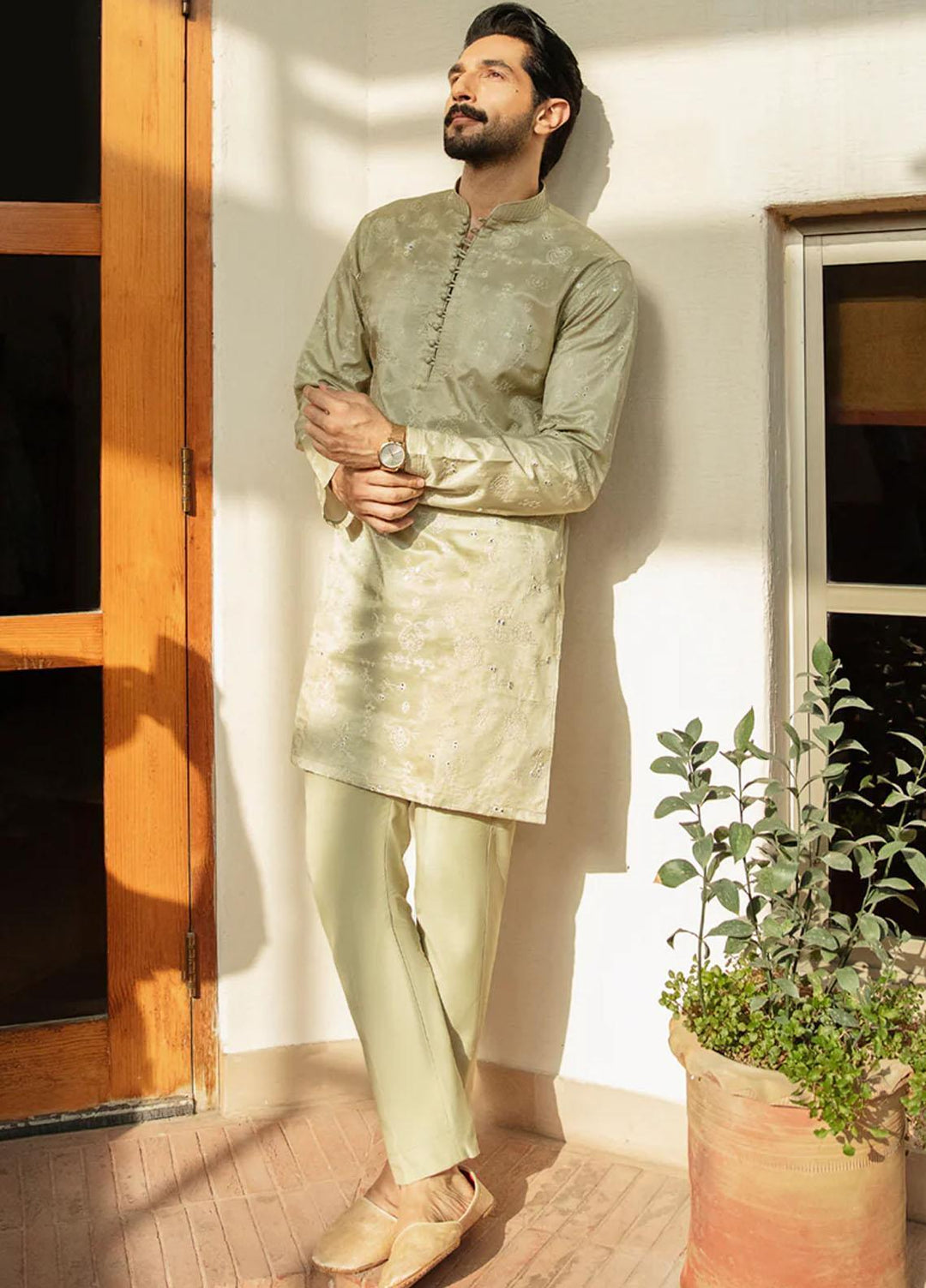 Qalamkar  Festive Kurta Pajama for Men -  QL22MW MW-01