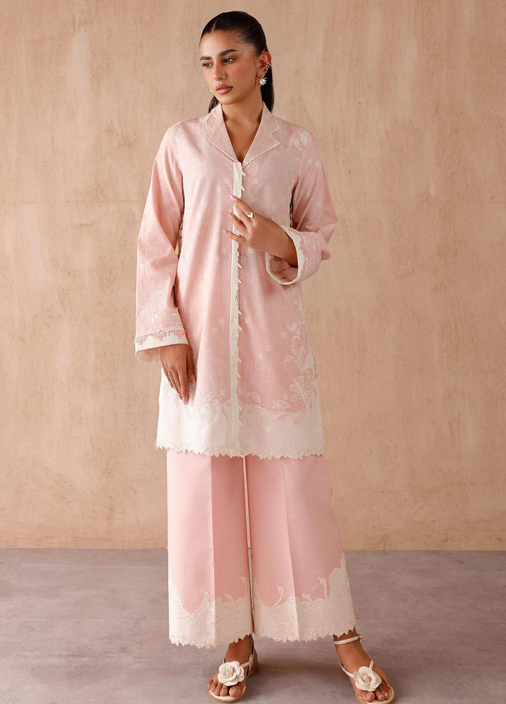 Qalamkar Pret Embroidered Jacquard 2 Piece Suit EP-01 Dena