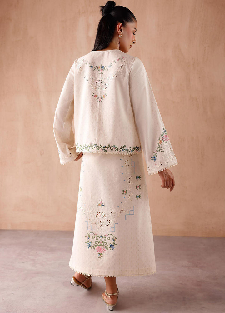 Qalamkar Pret Embroidered Jacquard 2 Piece Suit EP-02 Zena