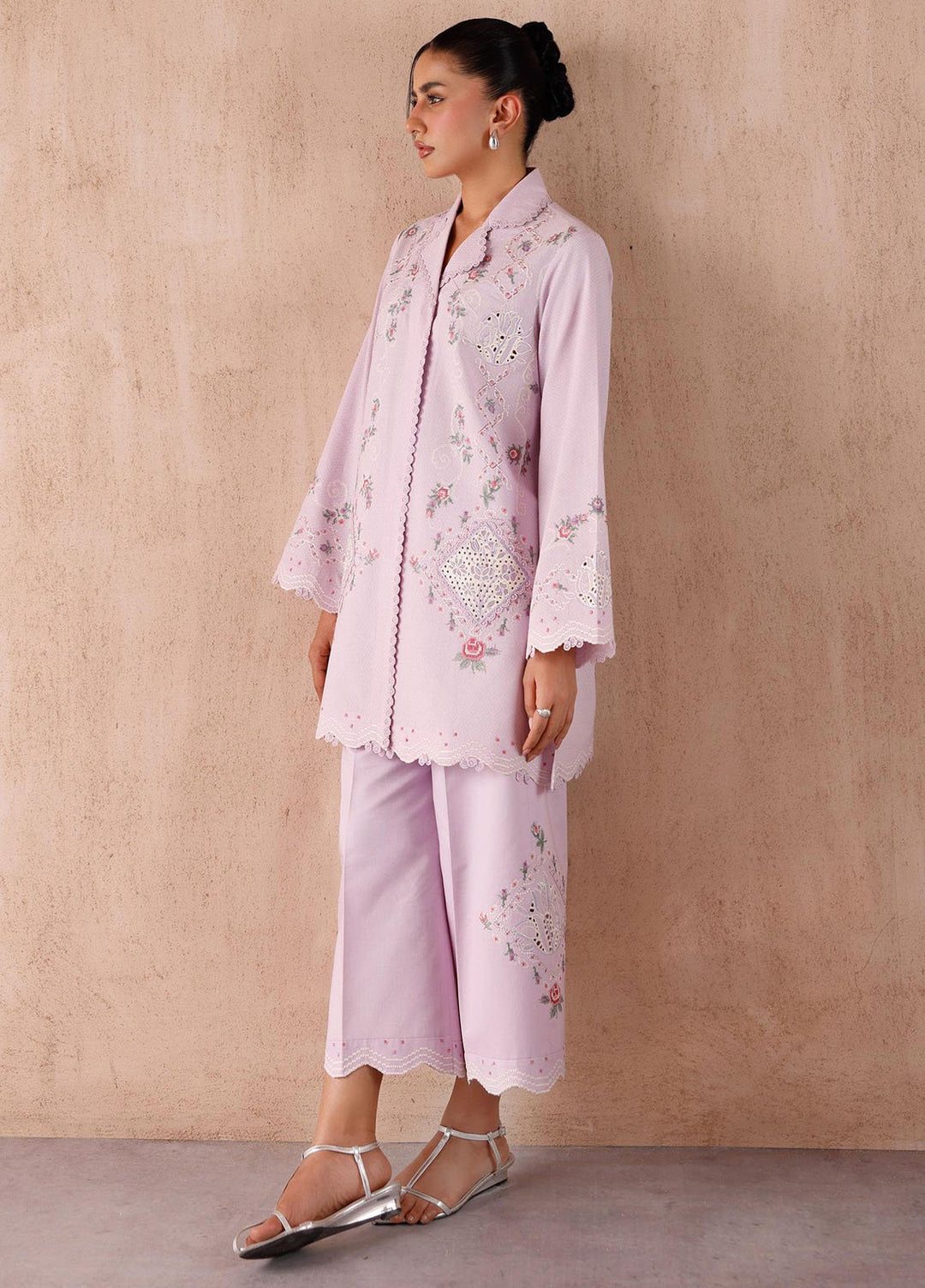 Qalamkar Pret Embroidered Jacquard 2 Piece Suit EP-03 Aira