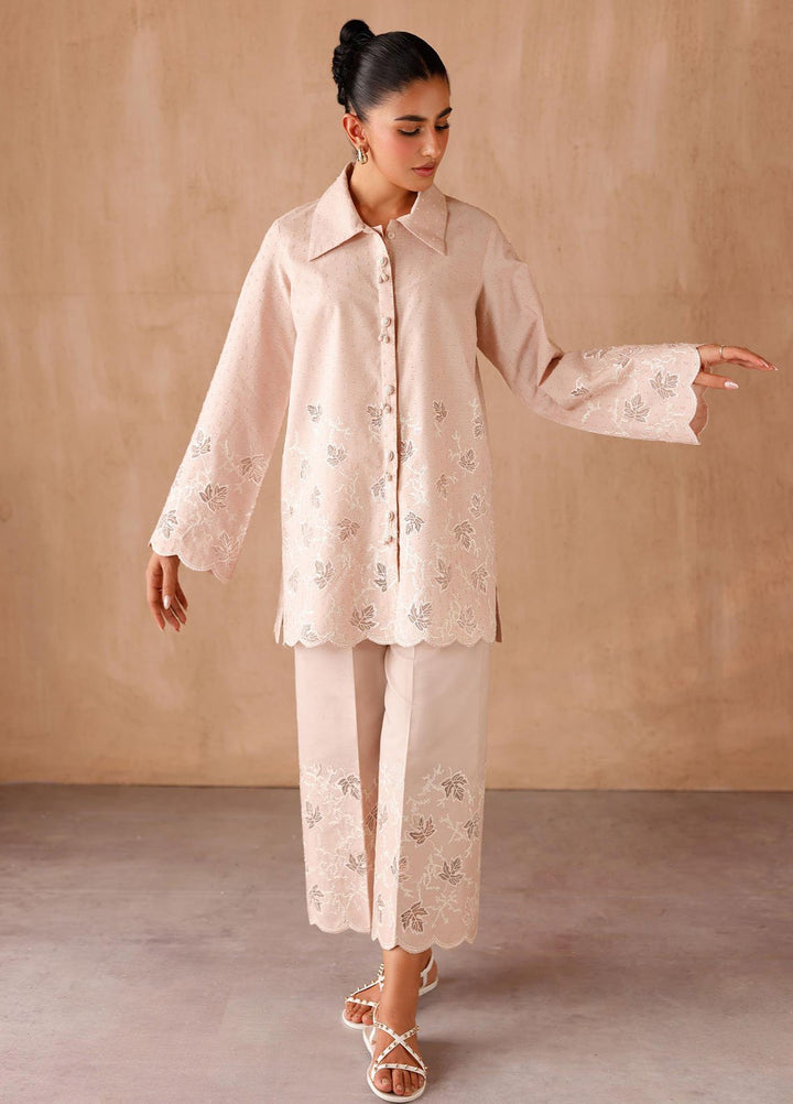 Qalamkar Pret Embroidered Jacquard 2 Piece Suit EP-04 Lumi