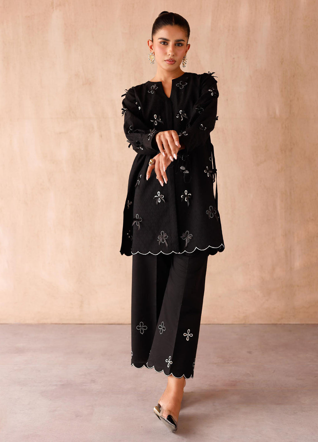 Qalamkar Pret Embroidered Jacquard 2 Piece Suit EP-07 Kaif