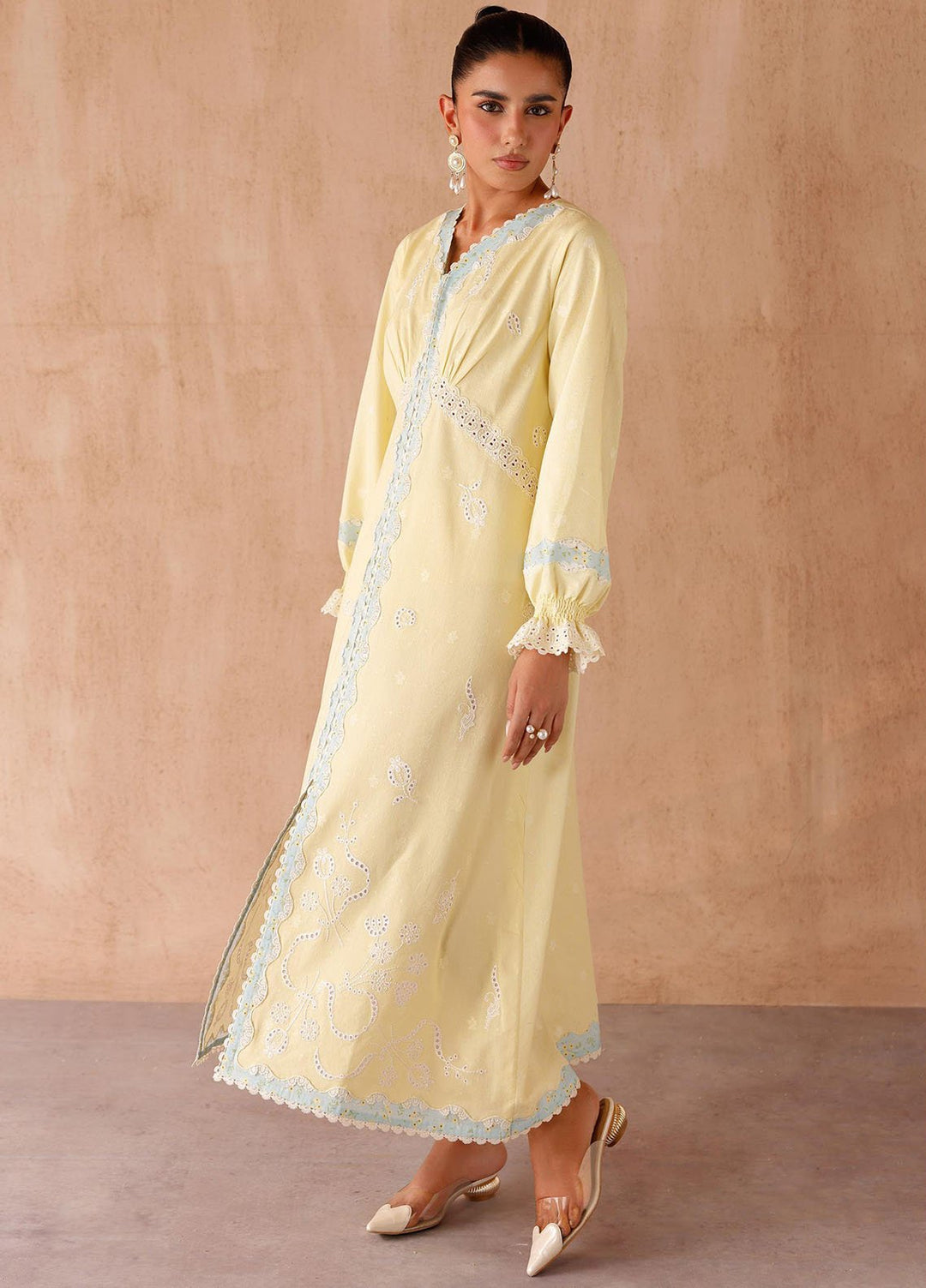 Qalamkar Pret Embroidered Jacquard 2 Piece Suit EP-10 Elin