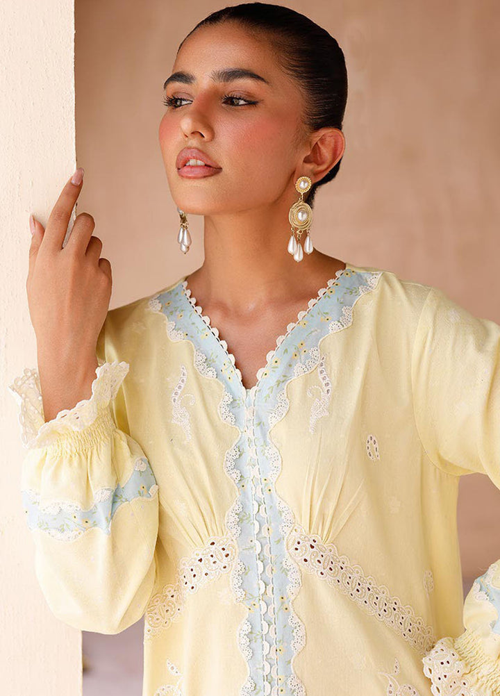Qalamkar Pret Embroidered Jacquard 2 Piece Suit EP-10 Elin