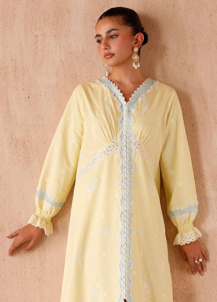 Qalamkar Pret Embroidered Jacquard 2 Piece Suit EP-10 Elin