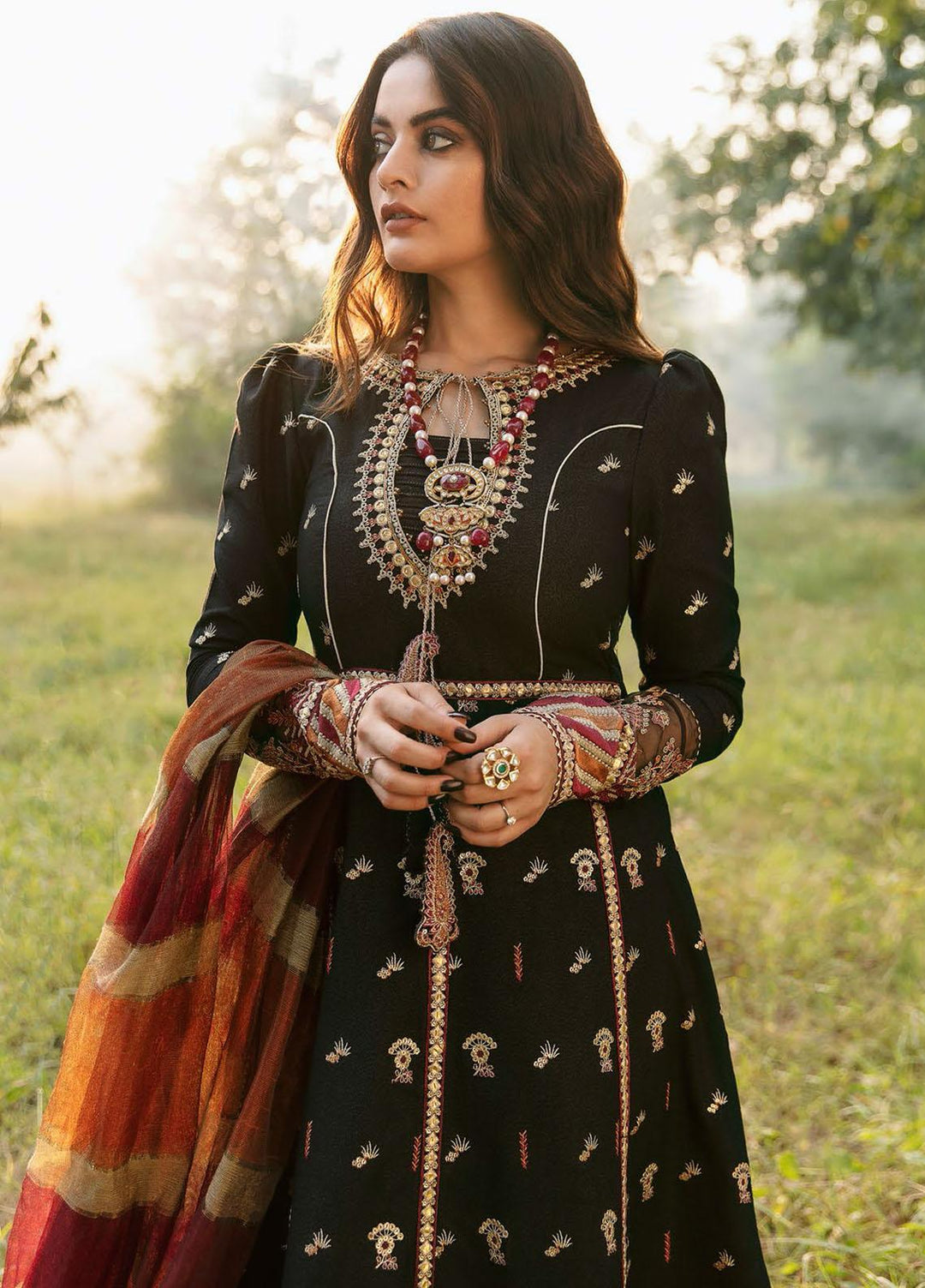 Qalamkar Embroidered  Suits Unstitched 3 Piece QLM21WS KK-02 - Winter Collection