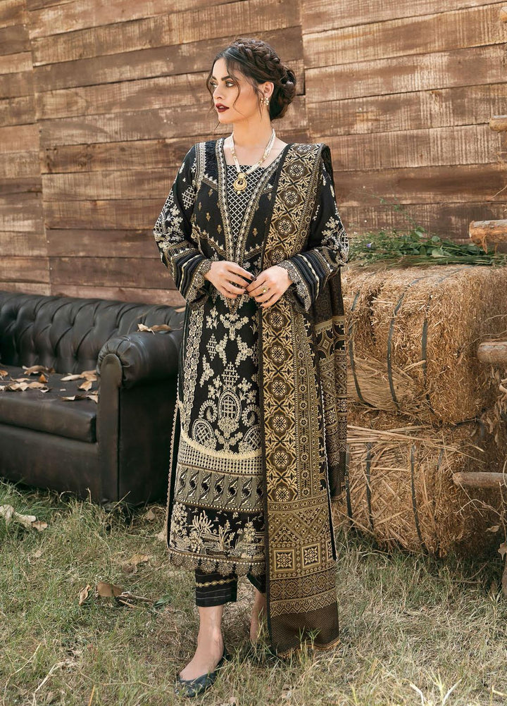 Qalamkar Embroidered Schiffli Suits Unstitched 3 Piece QLM21WS KK-05 - Winter Collection