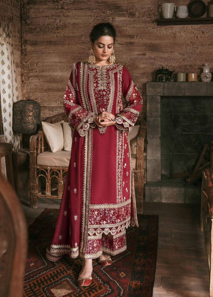 Qalamkar Embroidered  Suits Unstitched 3 Piece QLM21WS KK-07 - Winter Collection
