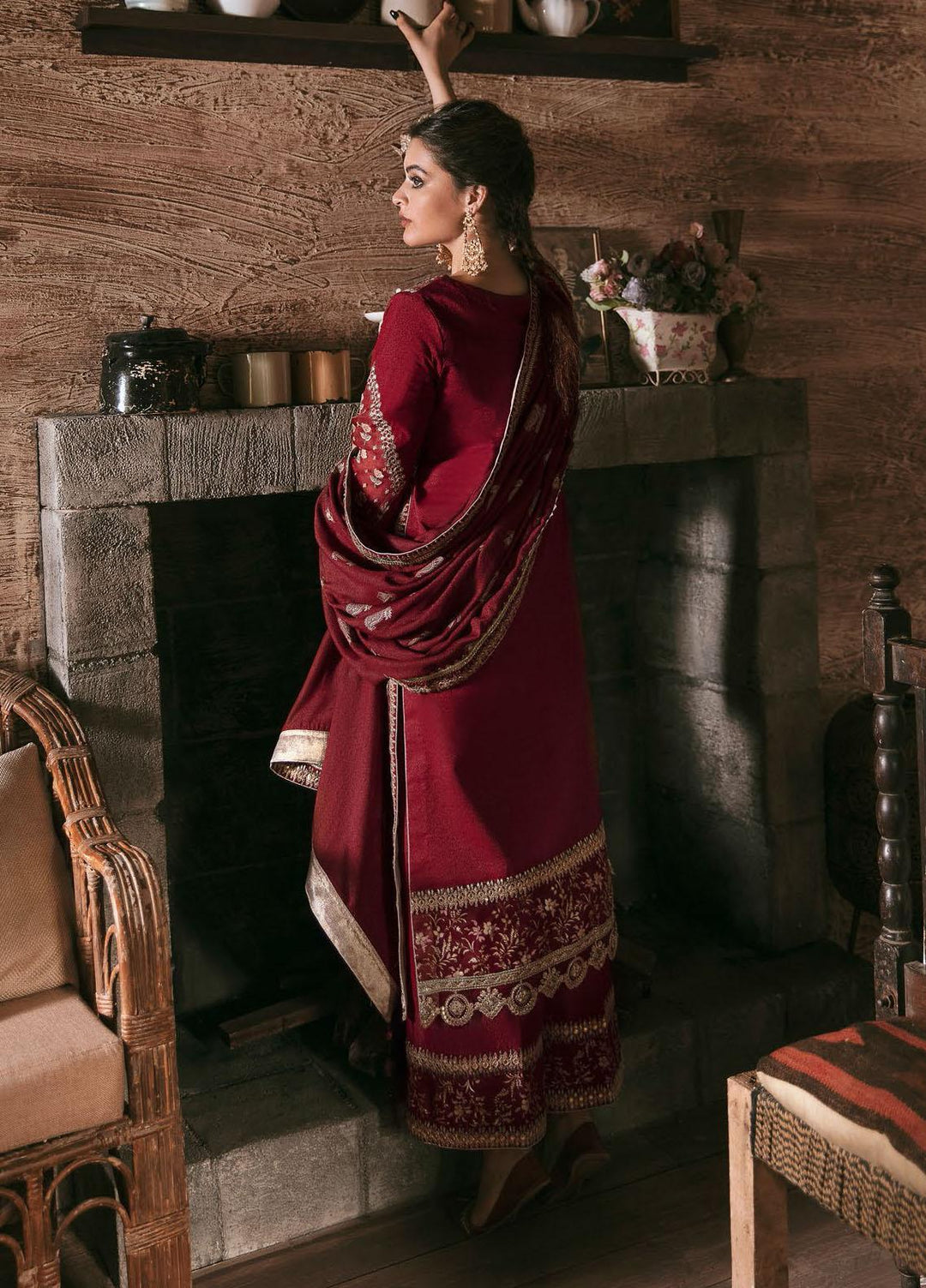 Qalamkar Embroidered  Suits Unstitched 3 Piece QLM21WS KK-07 - Winter Collection