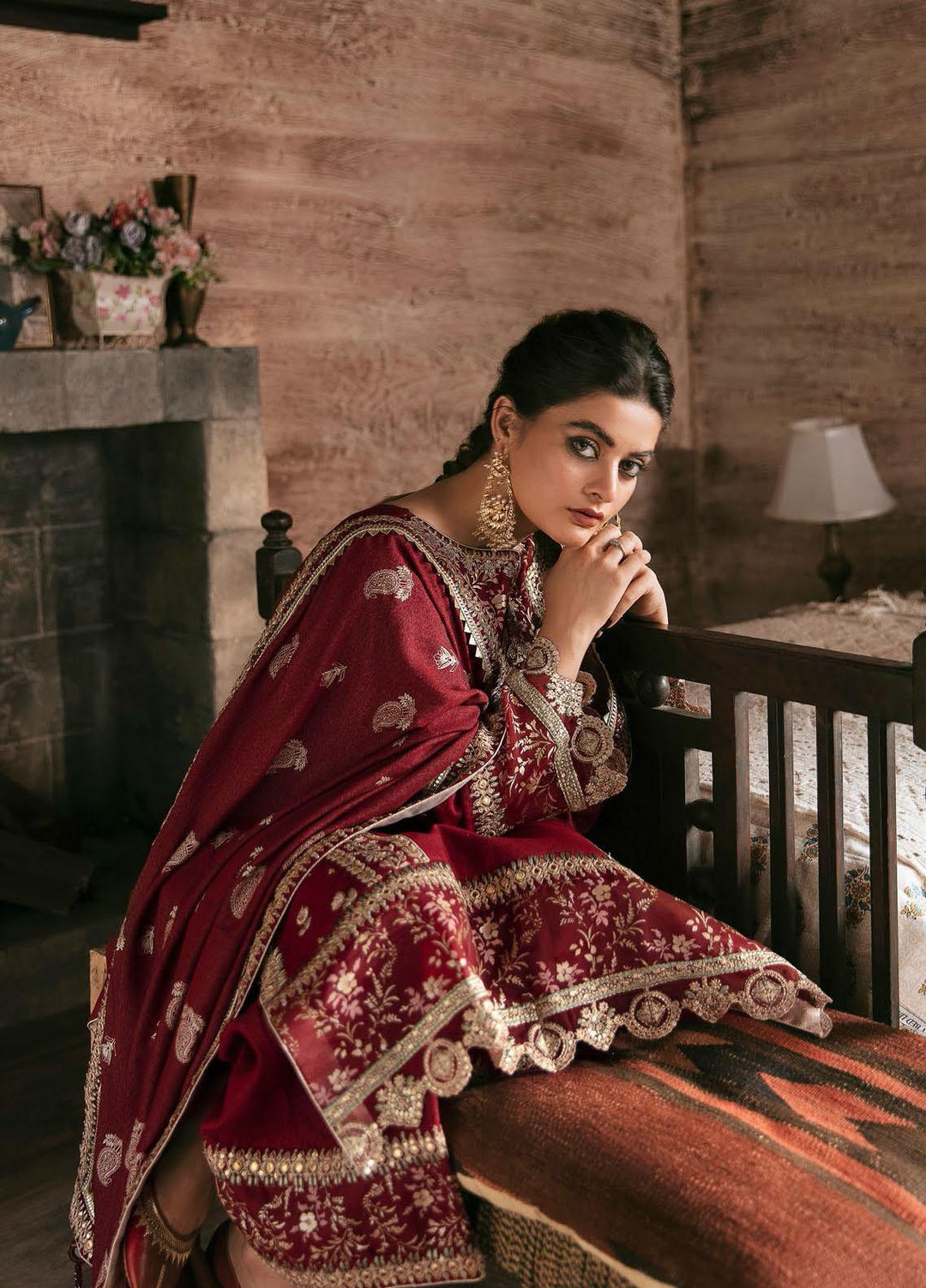 Qalamkar Embroidered  Suits Unstitched 3 Piece QLM21WS KK-07 - Winter Collection