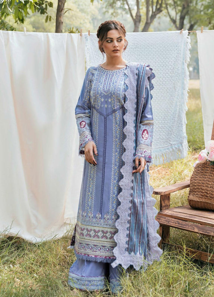 Qalamkar Embroidered Schiffli Suits Unstitched 3 Piece QLM21WS KK-09 - Winter Collection