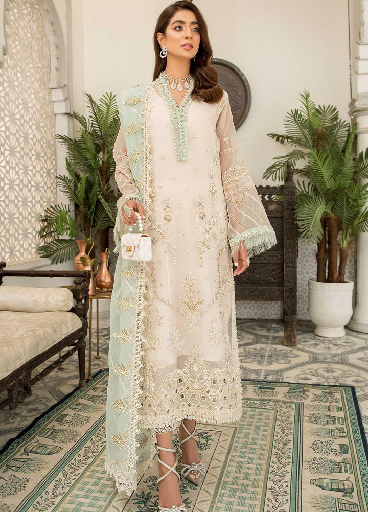 Suveez Luxury Pret  Organza 4 Piece Suit SZ22PQ NOORAH