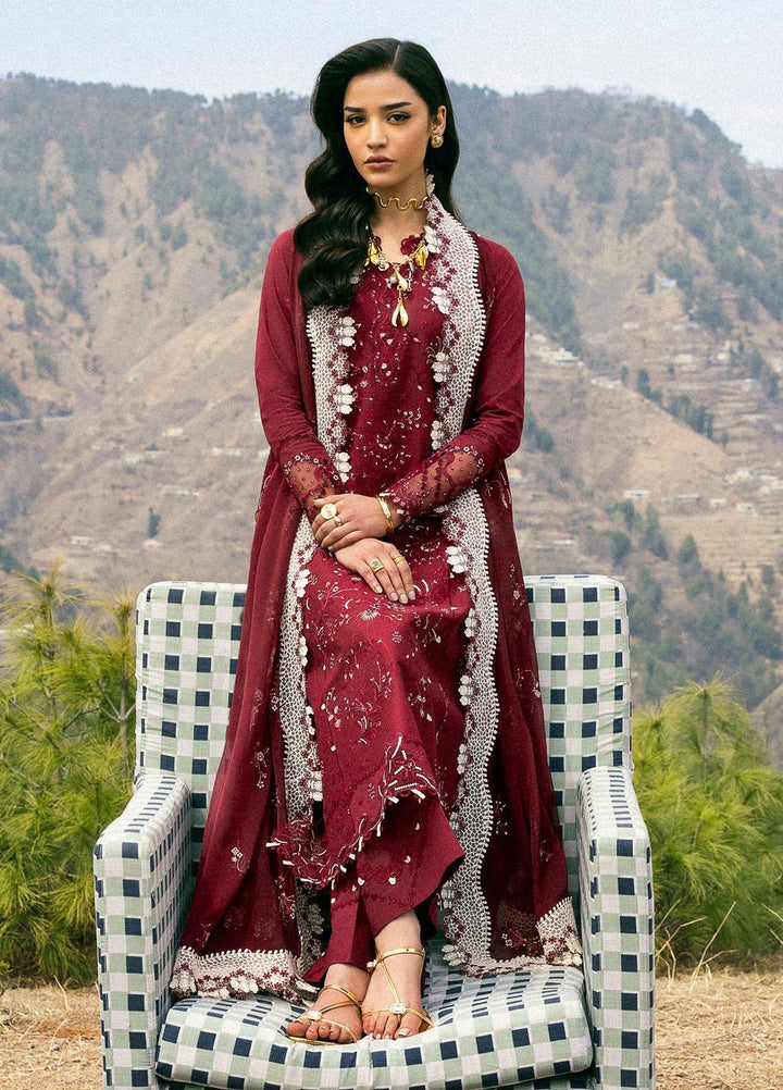 Qlinekari by Qalamkar Embroidered Lawn Suits Unstitched 3 Piece QLM25QK DC-06 Aila - Summer Collection