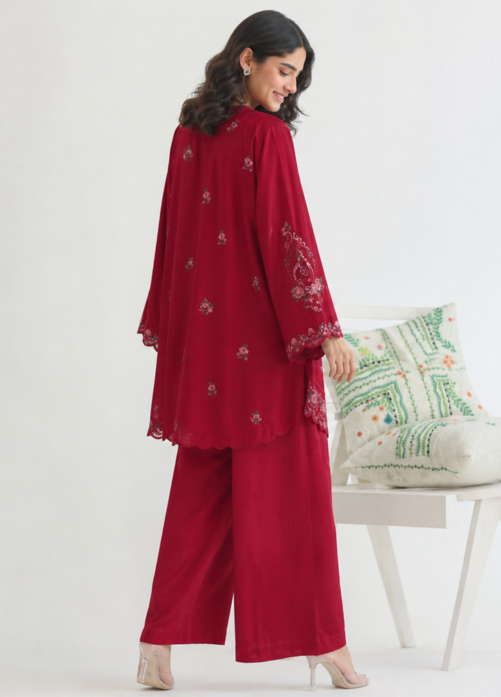 Bold N Slay by HZ Textiles Women RTW Embroidered Cotton Co Ords Sets HZ26PBS Cse-2P-2604 - Casual Collection