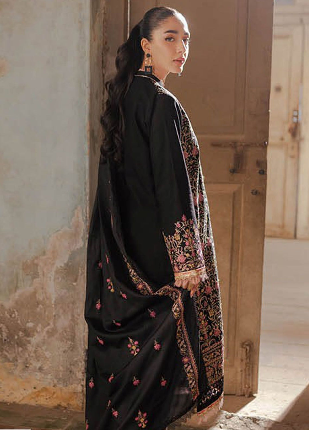 RajBari Embroidered Lawn Suit Unstitched 3 Piece RB24S 1-A - Summer Collection