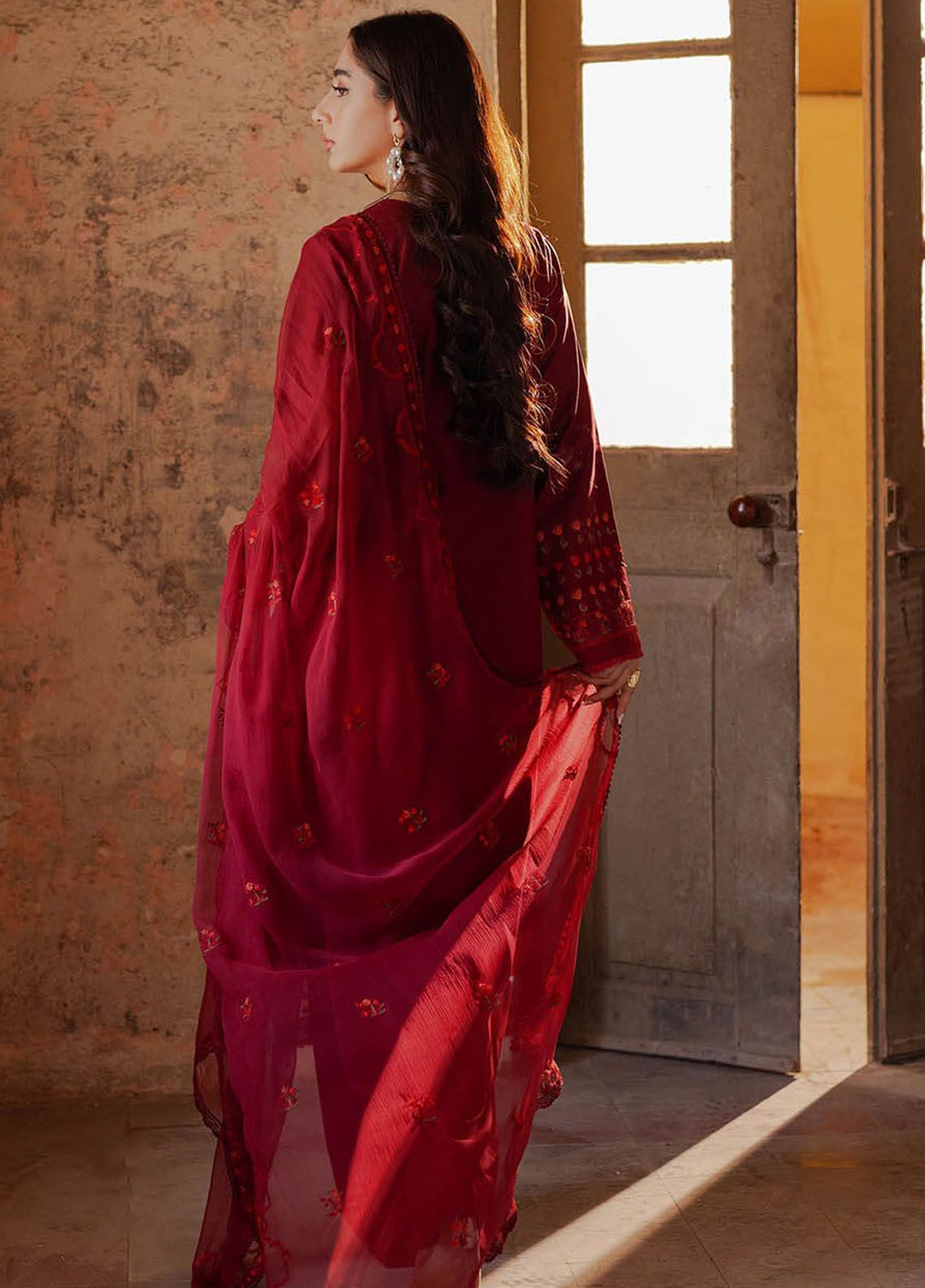 RajBari Embroidered Lawn Suit Unstitched 3 Piece RB24S 4-A - Summer Collection