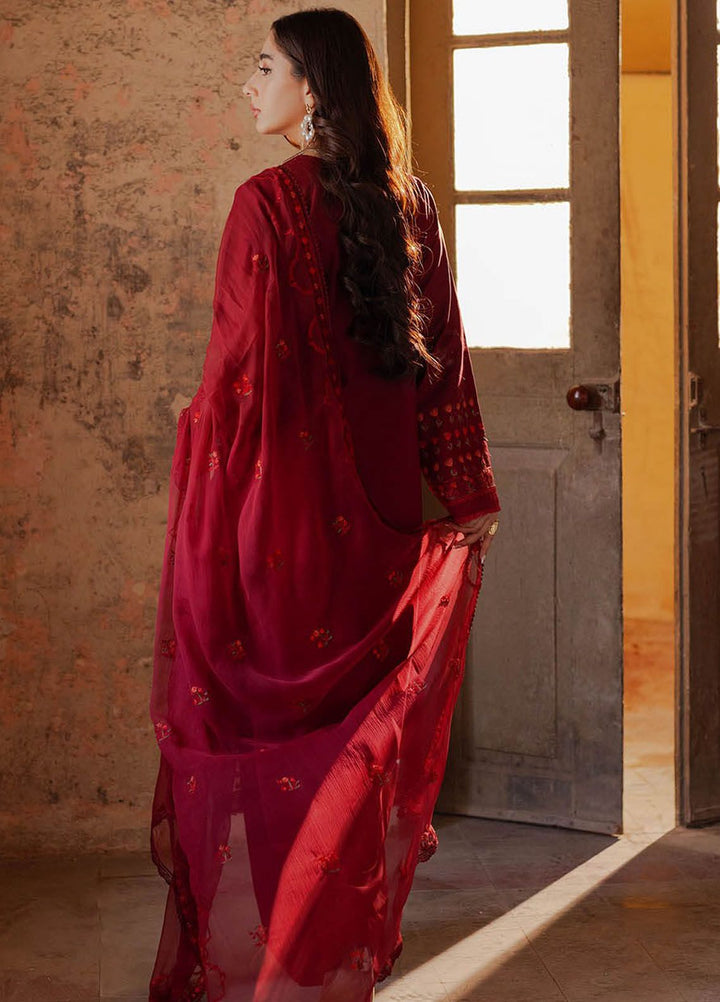 RajBari Embroidered Lawn Suit Unstitched 3 Piece RB24S 4-A - Summer Collection