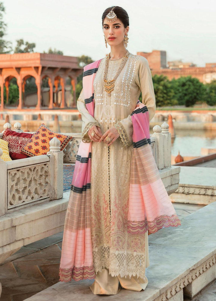 RajBari Embroidered Chikankari Suits Unstitched 3 Piece RB21PC 02A - Winter Collection