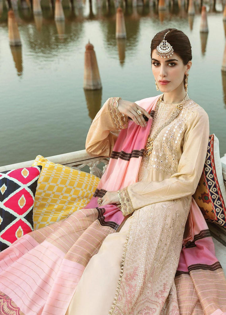 RajBari Embroidered Chikankari Suits Unstitched 3 Piece RB21PC 02A - Winter Collection