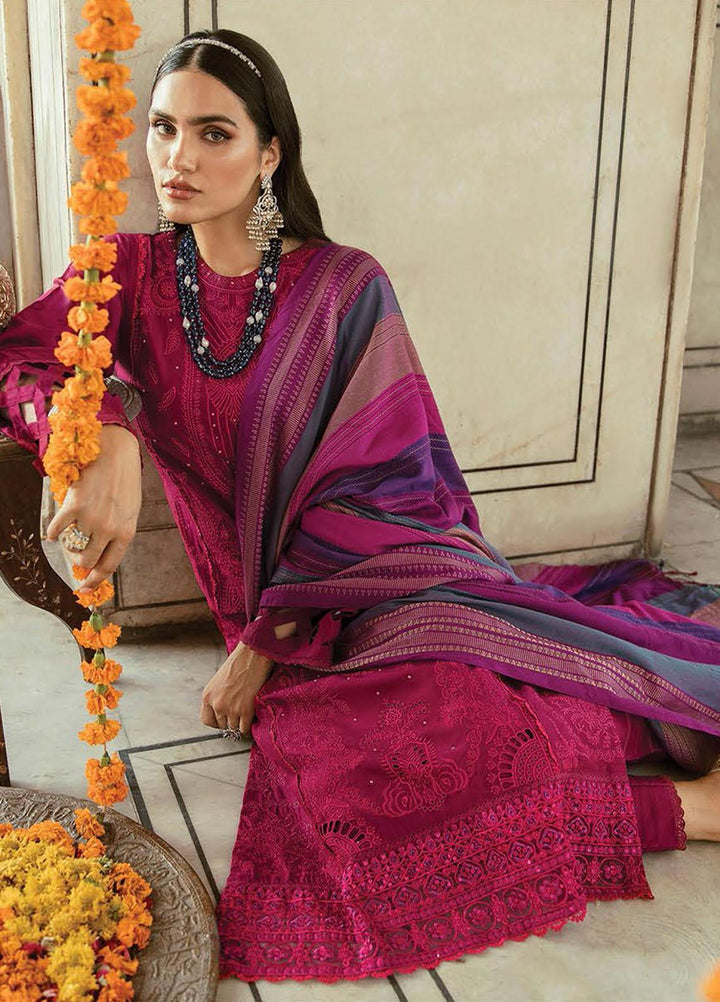 RajBari Embroidered Chikankari Suits Unstitched 3 Piece RB21PC 03A - Winter Collection