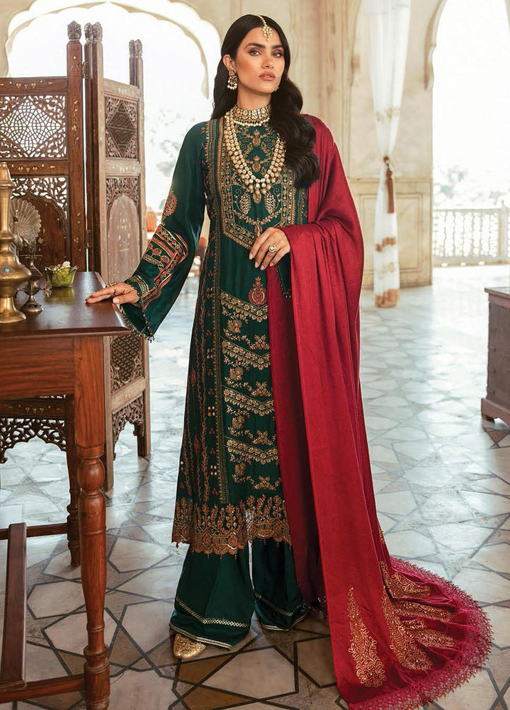 RajBari Embroidered Chikankari Suits Unstitched 3 Piece RB21PC 04A - Winter Collection